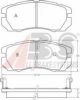 A.B.S. 36878 Brake Pad Set, disc brake